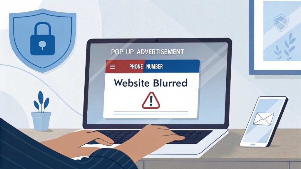 As a Pop-Up Commercial