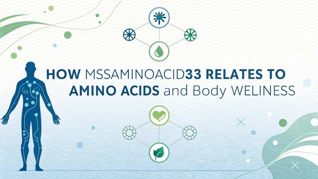 How Mssaminoacid33 Relates to Amino Acids and Body Wellness?